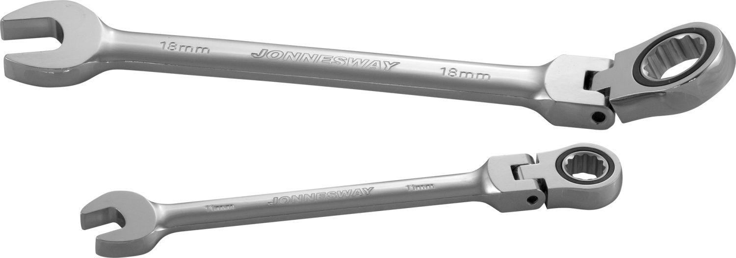 JONNESWAY W66111 49279 Ключ комбинированный трещоточный карданный, 11 мм