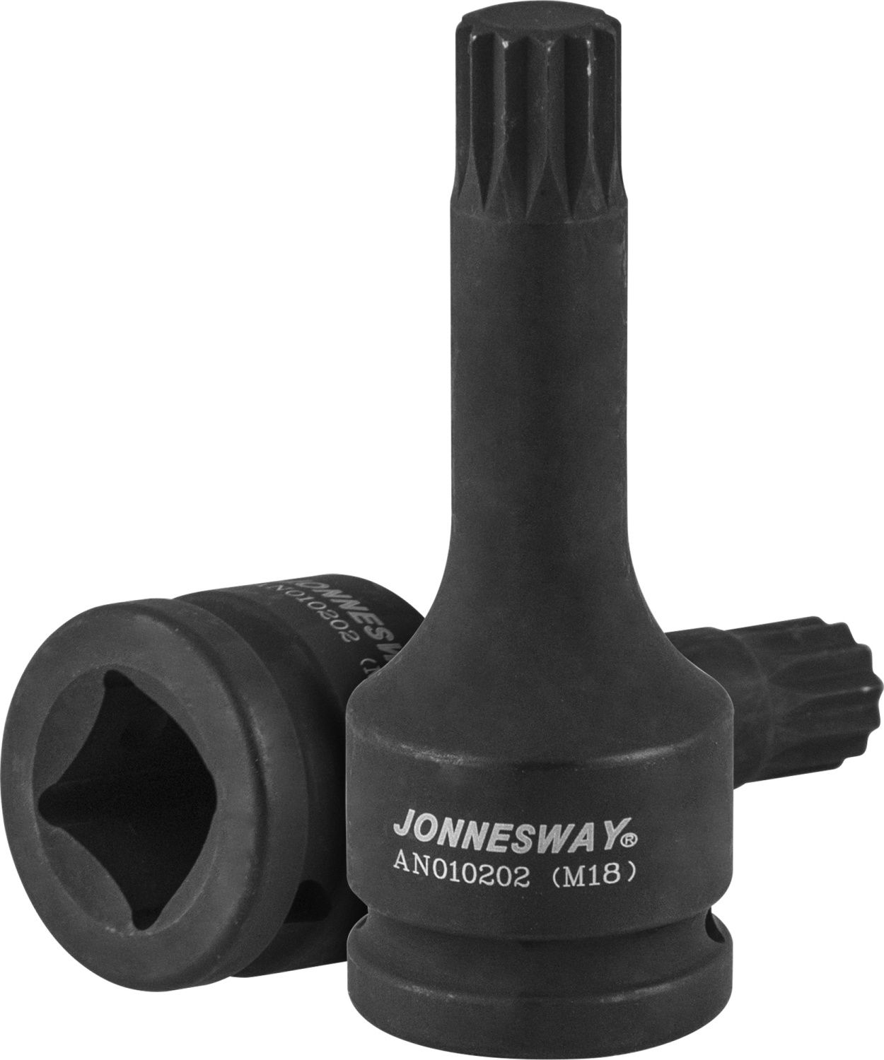 JONNESWAY AN010202 48945 Насадка ударная 3/4''DR М18х105 мм. для ступичных гаек а/м VAG