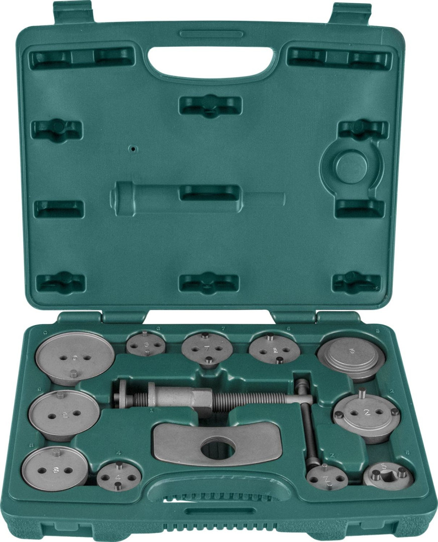 JONNESWAY AN010001B 48146 Комплект инструмента для возврата поршней тормозных цилиндров дисковых тормозов 13 предметов