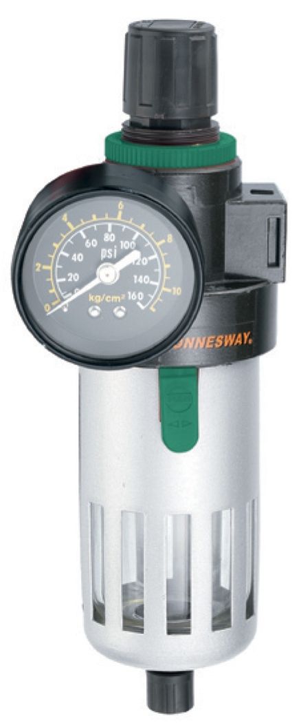 JONNESWAY JAZ-0533 47508 Фильтры (влагоотделители) с регулятором давления для пневмоинструмента, 3/8"