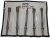JONNESWAY JAZ-3945H 47515 Комплект длинных зубил для пневматического молотка (JAH-6833H), 5 предметов
