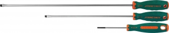 JONNESWAY D71S6400 46132 Отвертка стержневая шлицевая ANTI-SLIP GRIP, SL6.5х400 мм