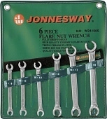 JONNESWAY W24106S 47328 Набор ключей гаечных разрезных в сумке, 8-19 мм, 6 предметов