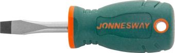 JONNESWAY D77S638 46375 D77S638 Отвертка стержневая шлицевая ANTI-SLIP GRIP, SL6.5х38 мм