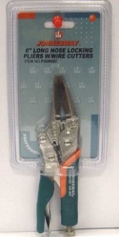 JONNESWAY P36M06C 48313 Ручные тиски "струбцина", 6", с удлиненными губками и прорезиненными ручками