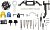 JONNESWAY AL010184 49593 Универсальный набор приспособлений для ремонта и обслуживания двигателей OPEL