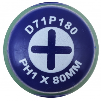 JONNESWAY D71P180 46101 Отвертка стержневая крестовая ANTI-SLIP GRIP, PH1x80 мм