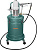 JONNESWAY AE300072 48619 Нагнетатель консистентной смазки пневматический. Емкость 30 л.