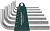 JONNESWAY H01M07S 47088 Комплект угловых шестигранников 2,5-10 мм, S2 материал, 7 предметов