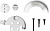 JONNESWAY AL010195 49602 Набор приспособлений для установки приводных поликлиновых ремней