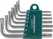JONNESWAY H08M07S 47099 Комплект угловых ключей Torx Т10-Т40, S2 материал, 7 предметов