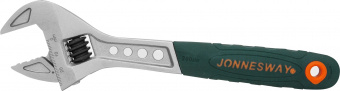 JONNESWAY W27AT8 48046 Ключ разводной эргономичный с пластиковой ручкой, 0-24 мм, L-200 мм