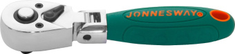 JONNESWAY R4203 46383 R4203 Рукоятка трещоточная укороченная с шарниром 3/8"DR, 36 зубцов, 155 мм