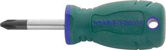 JONNESWAY D77P238 46373 D77P238 Отвертка стержневая крестовая ANTI-SLIP GRIP, PH2х38 мм