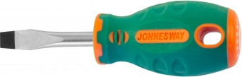 JONNESWAY D71S638 49955 Отвертка стержневая шлицевая ANTI-SLIP GRIP, SL6.5х38 мм