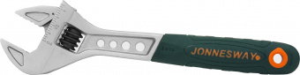 JONNESWAY W27AT8 48046 Ключ разводной эргономичный с пластиковой ручкой, 0-24 мм, L-200 мм